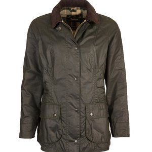 Barbour BEADNELL women wax jacket OLIVE UK 4 US 0